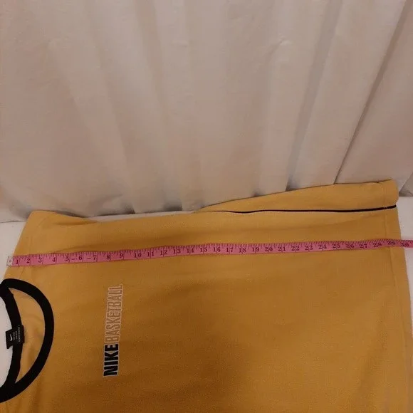 Nike Baseball Nike Team Sweatshirt Fleece Men XL Yellow/Black Black Label READ - Picture 12 of 16